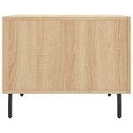 vidaXL Table basse Chêne sonoma 50x50x40 cm Bois d'ingénierie
