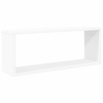 vidaXL Étagères murales cube 2 Pièces Blanc 60x15x23 cm Bois d’ingénierie