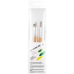 Set de 3 pinceaux basics art school