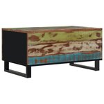 vidaXL Table basse 80x50x40 cm Bois de récupération et d'ingénierie