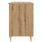 vidaXL Bureau Chêne artisanal 142 5 x 50 x 75 cm Bois d'ingénierie