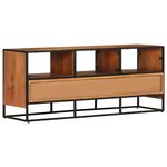 vidaXL Meuble TV 110x30x45 cm Bois d'acacia massif