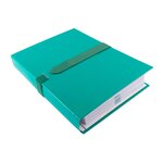 Chem dos ext. Velcro-sans rabat vert EXACOMPTA