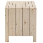 vidaXL Boîte de rangement avec couvercle RANA bois massif de pin