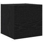 vidaXL Ensemble meuble TV 6 Pièces Chêne Noir Moyen 120 x 30 x 30 cm