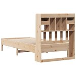 vidaXL Lit bibliothèque sans matelas 90x200 cm bois de pin massif