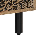 vidaXL Table basse 80x54x40 cm bois de manguier massif