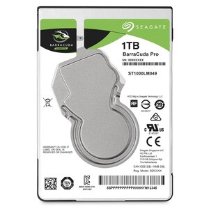 Disque Dur portable Seagate 2"1/2 BarraCuda Pro 1000 Go (1 To) 7200 trs S-ATA 3 (ST1000LM049)