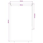 vidaXL Store roulant extérieur protection UV Gris clair Polyester