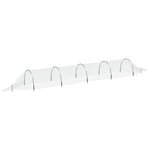 vidaXL Tunnels en filet 3 Pièces 1 5x5 m fibre de verre et PP