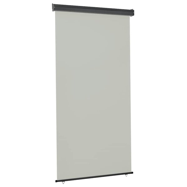 vidaXL Auvent latéral de balcon 125x250 cm Gris
