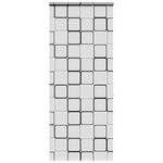 vidaXL Store enrouleur de douche avec cassette largeur du tissu 106 cm