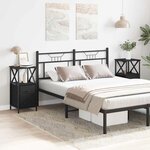 vidaXL Cabinet de Chevet 2 Pièces Chêne noir 34 x 35 5 x 70 cm