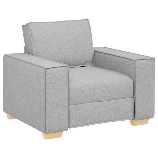 vidaXL Canapé Fauteuil Gris Nuage 100x78x84 cm Tissu