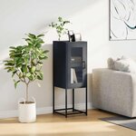 vidaXL Buffet anthracite 36x39x107 cm acier laminé à froid