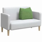 vidaXL Coussin de Dos Vert clair 60 x 20 x 50 cm