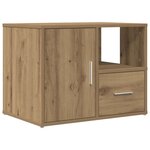 vidaXL Armoire d'angle chêne artisanal 160x40x45 cm bois d'ingénierie