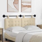 vidaXL Tête de lit suspendue Tissu