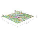 vidaXL Chaises de jardin 6 Pièces avec coussins Bois d'acacia solide