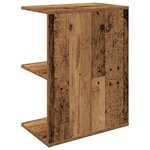vidaXL Tables de chevet 2 Pièces vieux bois 46 5x29x61 cm bois ingénierie