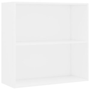 vidaXL Bibliothèque blanc 80x30x76 5 cm bois d'ingénierie