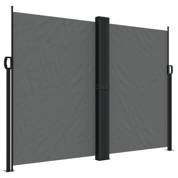 vidaXL Auvent latéral rétractable anthracite 180x600 cm
