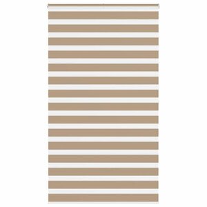 vidaXL Store zèbre marron sable largeur du tissu 120 9 cm polyester