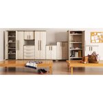 Keter Armoire de rangement à étagères Excellence Beige et taupe 182 cm