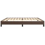 vidaXL Cadre de lit sans matelas marron 200x200 cm similicuir