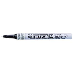 Marqueur permanent Pen-Touch Fin 1mm blanc SAKURA