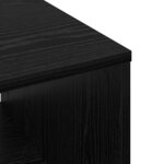 vidaXL Table basse Chêne noir 60 x 50 x 40 cm Bois d'ingénierie