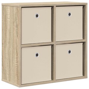 vidaXL Buffet avec tiroir Chêne Sonoma 59 5 x 27 x 57 cm
