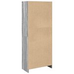 vidaXL Bibliothèque sonoma gris 57x28 5x141 cm bois d'ingénierie