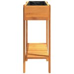 vidaXL Lit surélevé de jardin 90x30x75 cm bois massif acacia