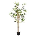 vidaXL Arbre en Bambou Artificiel Vert 55 x 16 x 150 cm