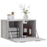 vidaXL Armoire murale Sonoma gris 60x36 5x35 cm Bois d'ingénierie