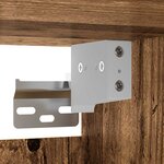 vidaXL Armoires Murailles 2 Pièces Bois ancien 69 5 x 34 x 90 cm