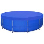 vidaXL Couvertures de piscine 2 Pièces PE Ronde 540 cm 90 g/m²