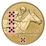 Pièce de monnaie 1 Dollar Black Caviar 2013