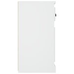vidaXL Buffet blanc 70x35 5x67 5 cm bois d'ingénierie