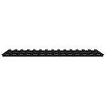 vidaXL Cadre de lit Noir 90x190 cm Bois de pin massif