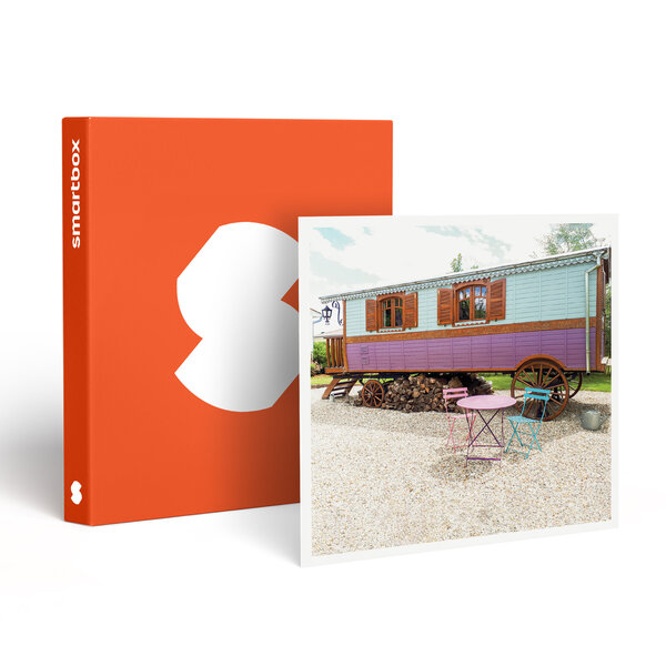 SMARTBOX - Coffret Cadeau Escapade insolite en roulotte : 3 jours près de Bordeaux avec bouteille de vin -  Séjour