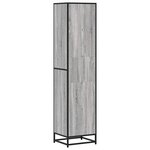 vidaXL Bibliothèque sonoma gris 40x35x170 5 cm bois d'ingénierie