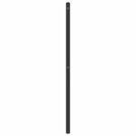 vidaXL Tête de lit métal noir 180 cm