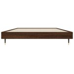 vidaXL Cadre de lit sans matelas chêne marron 100x200 cm