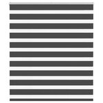 vidaXL Store zèbre noir 135x100 cm largeur du tissu 130 9 cm polyester