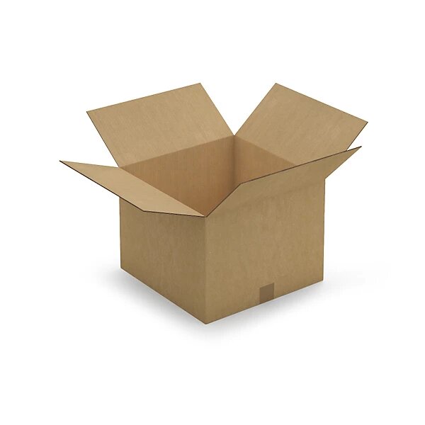 Caisse carton brune double cannelure raja 40x40x30 cm (lot de 10)
