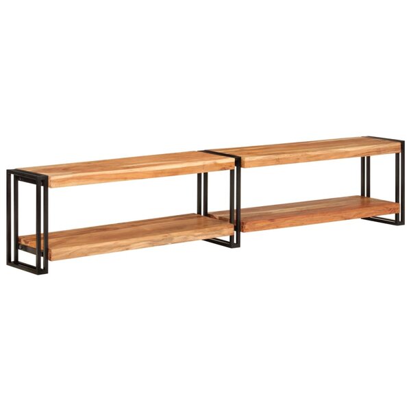 vidaXL Meuble TV 200x30x40 cm bois d'acacia massif