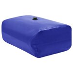 vidaXL Réservoir d'eau avec robinet pliable 1500 L PVC