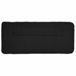 vidaXL Tête de lit capitonnée Marron et Noir 75 cm Pin massif